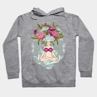 Yoga Flowers #2 Hoodie